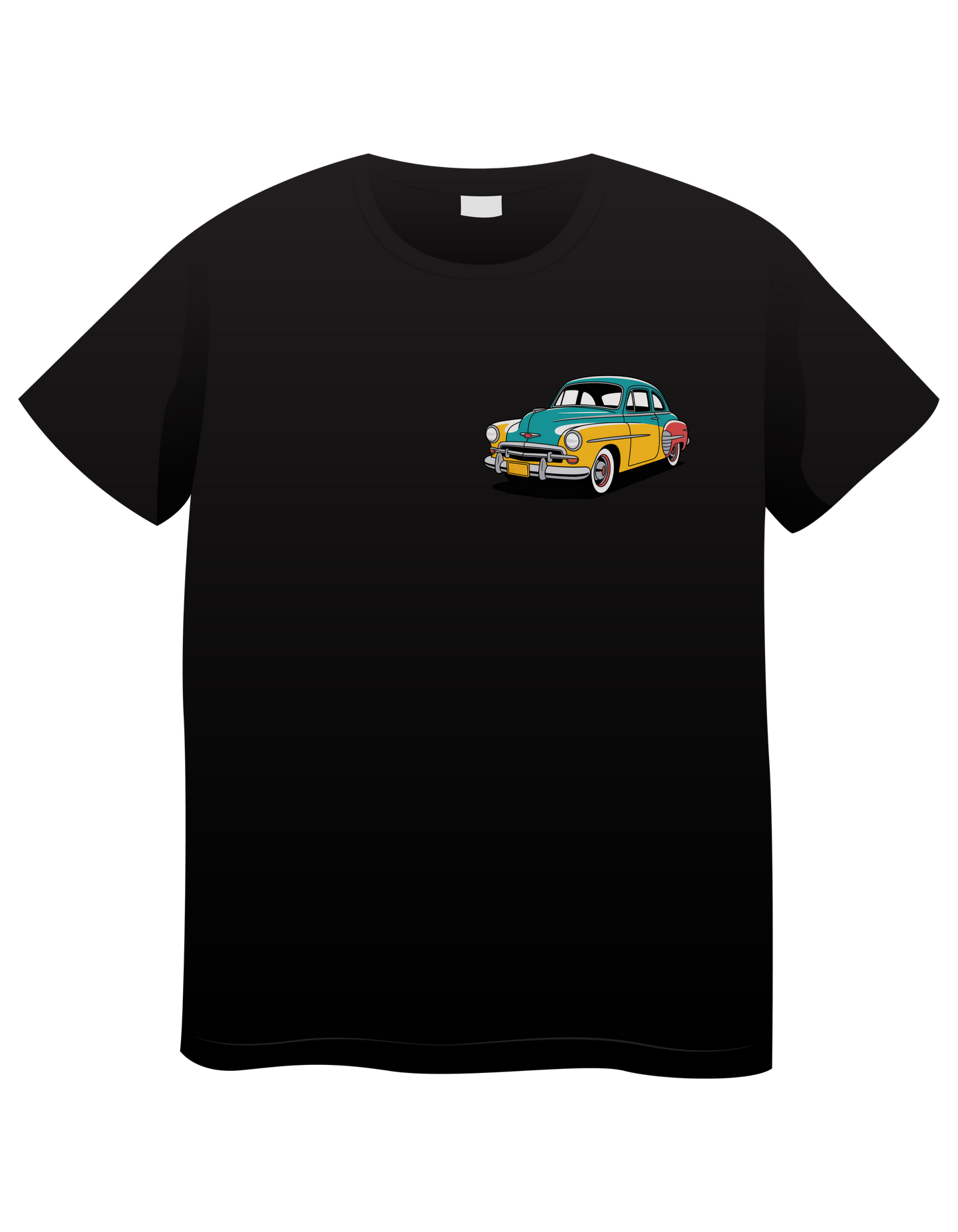 Colour Small Car Short Sleeve T-Shirt