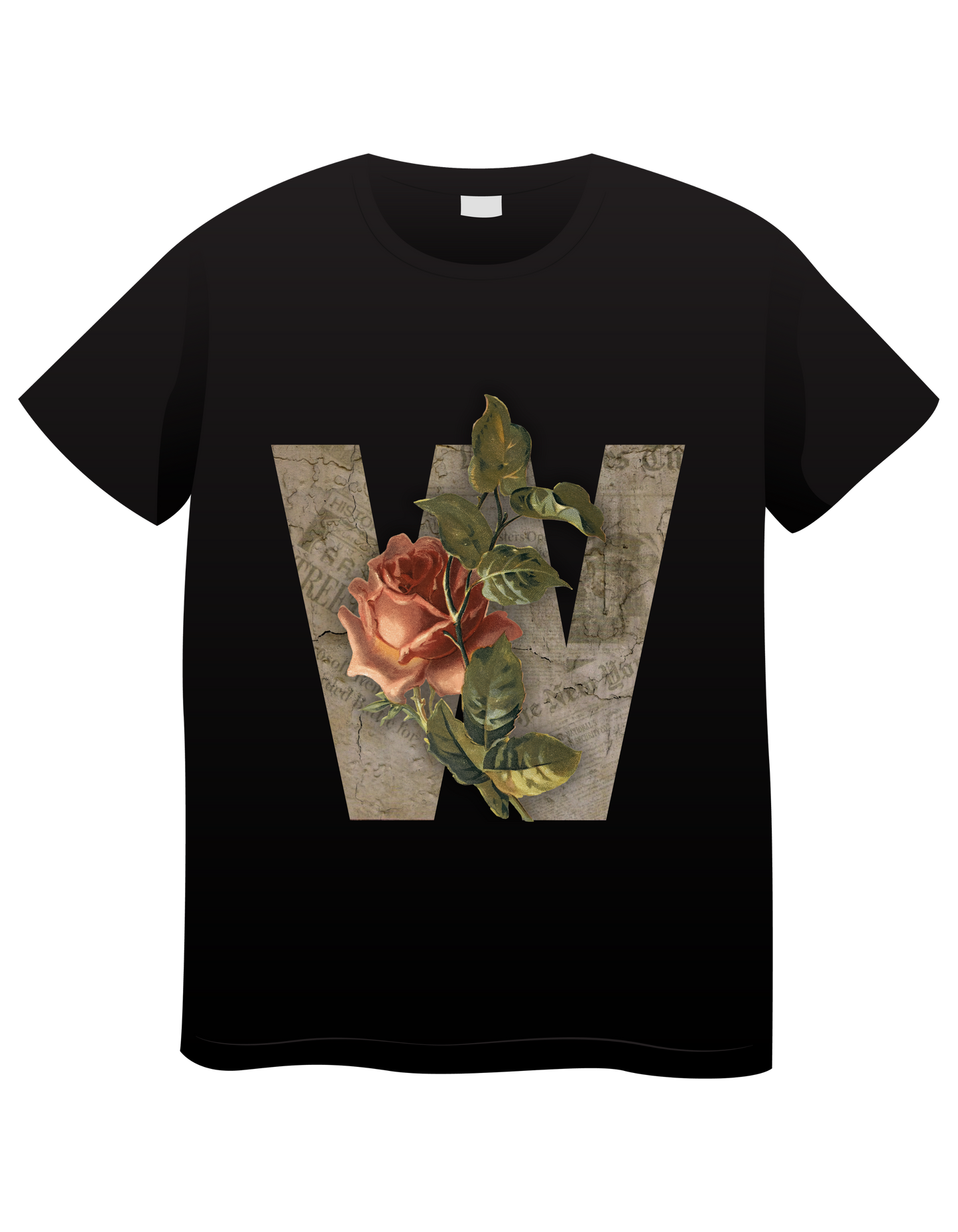 Vintage Rose Short Sleeve T-Shirt