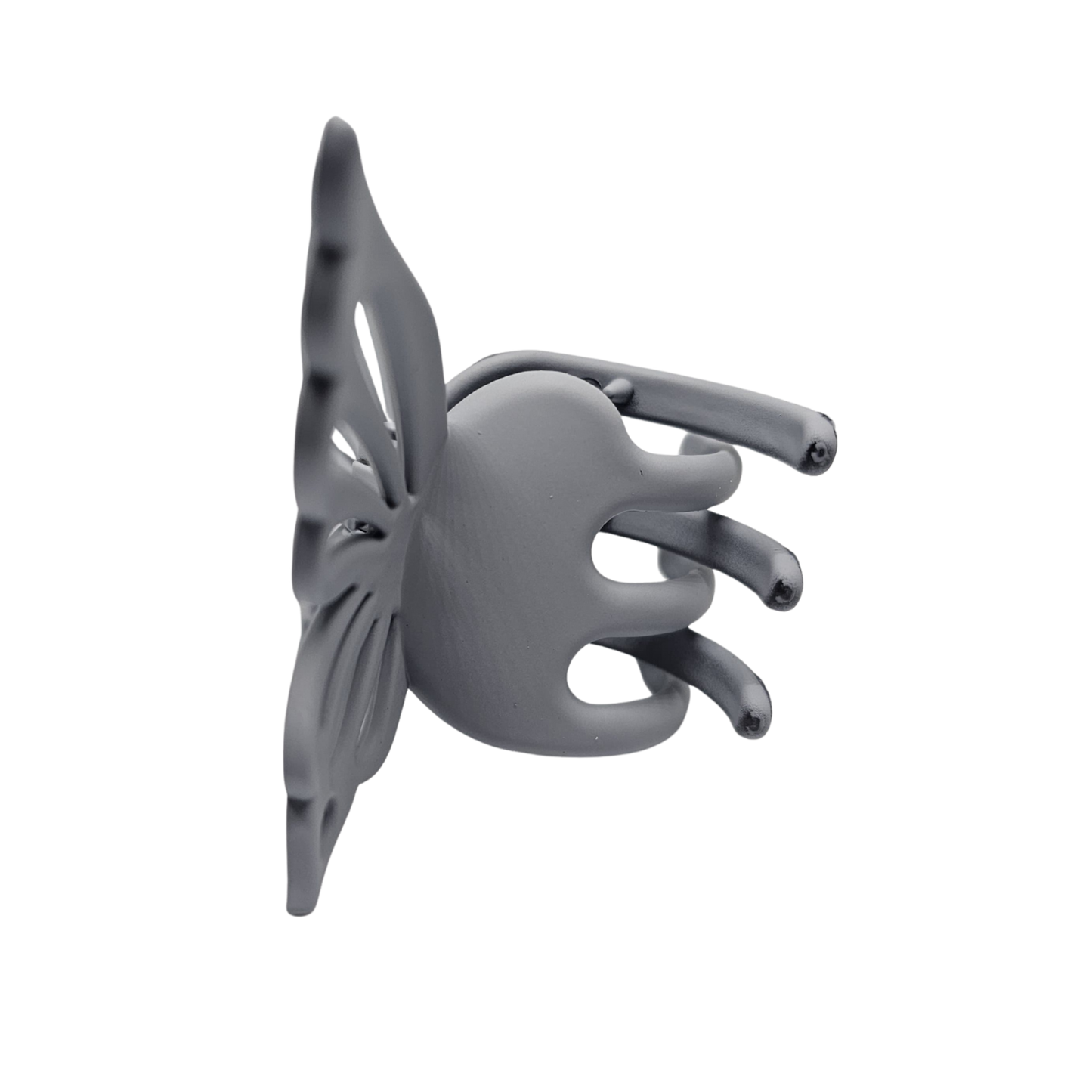 Butterfly Hair Clip - Gray