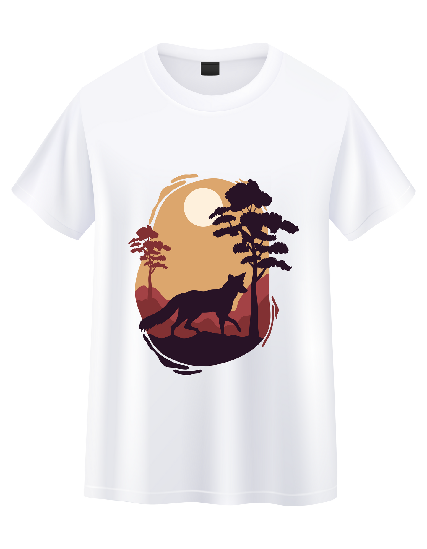 Dawn Wolf Short Sleeve T-Shirt