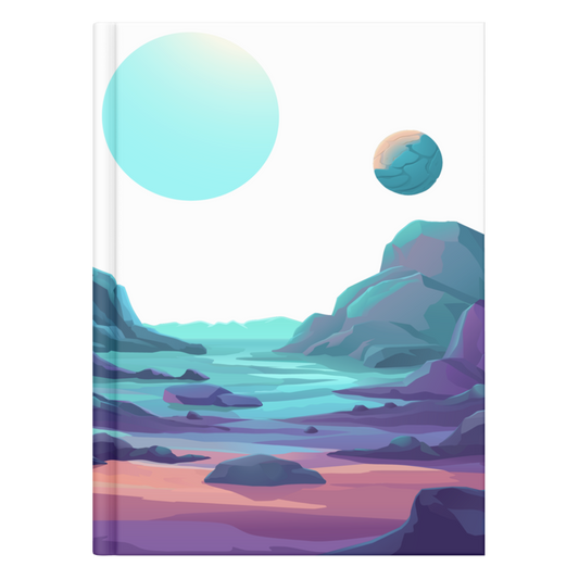 Planets Landscape Notebook