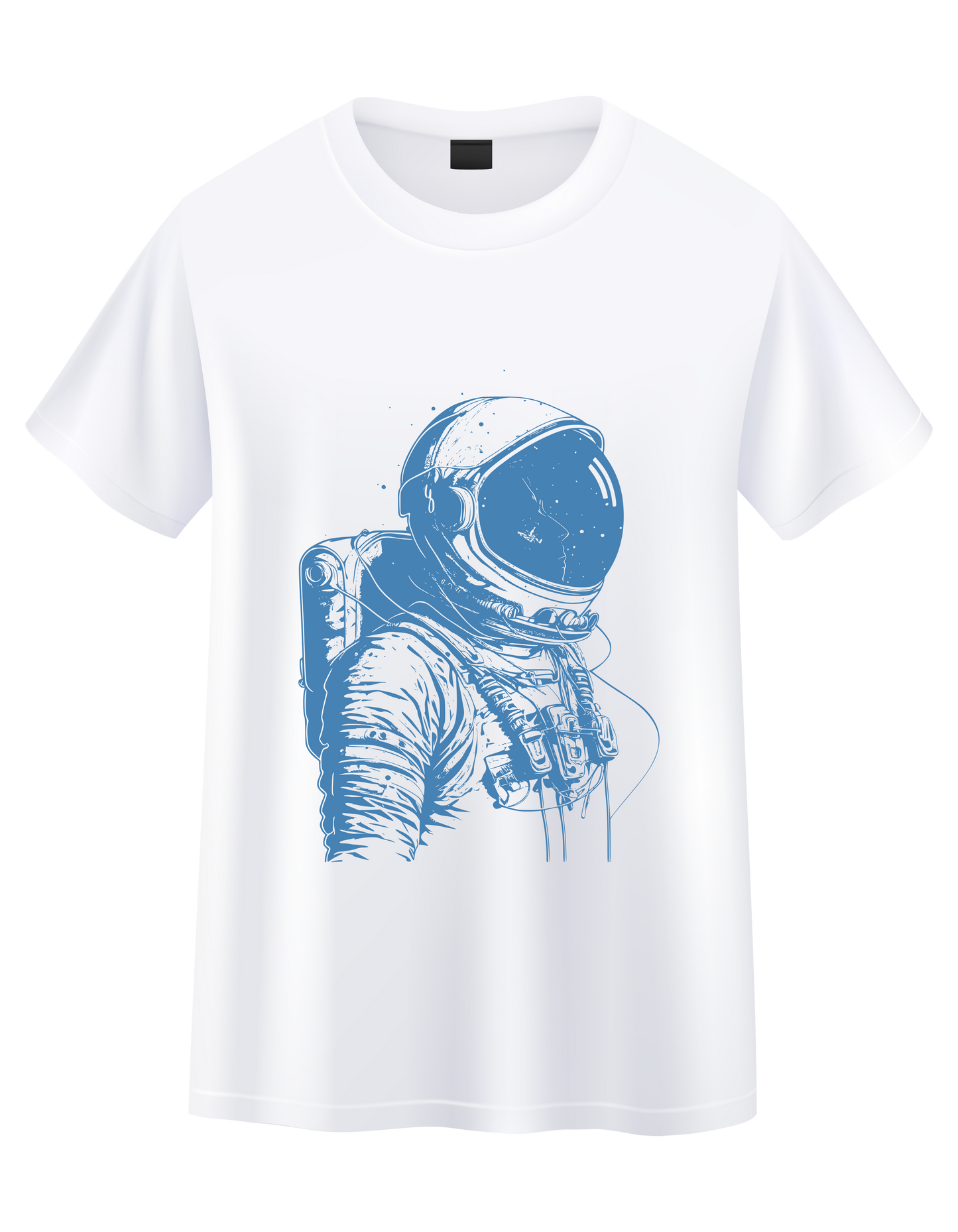 Spaceman Blue Short Sleeve T-Shirt