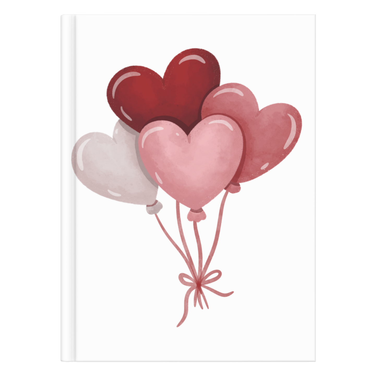 Heart Balloons Notebook