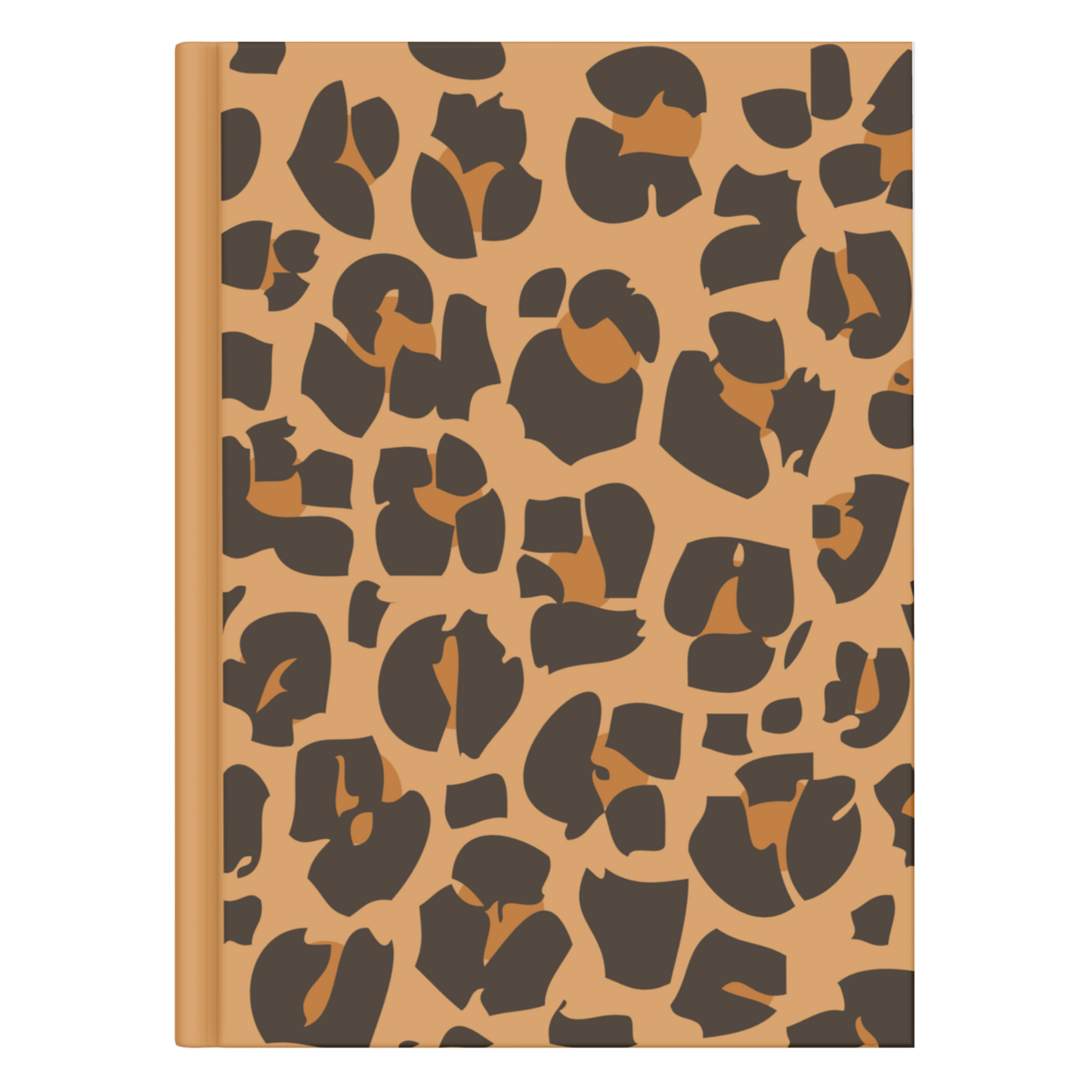 Brown Leopard Print Notebook