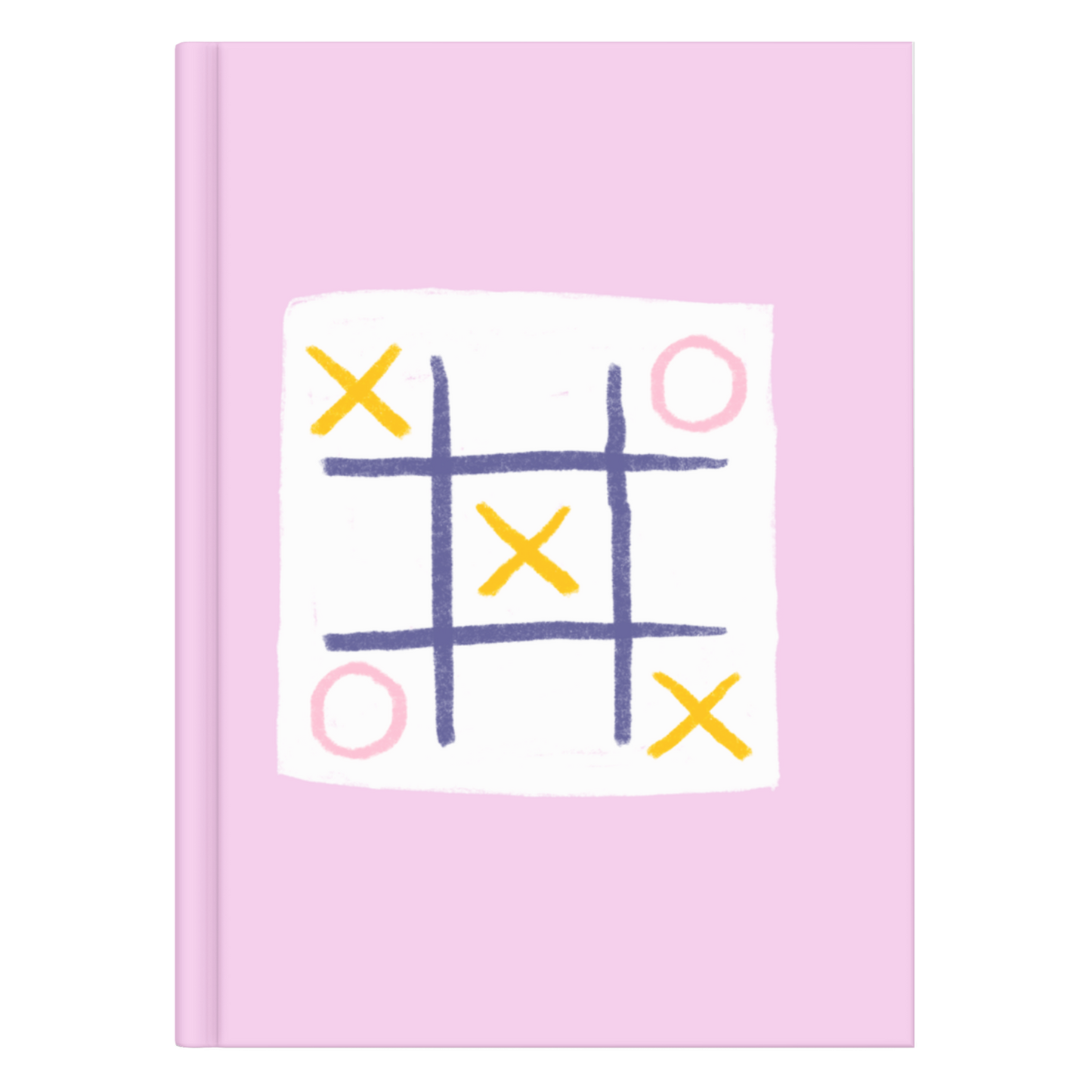 X and O Pink Notebook