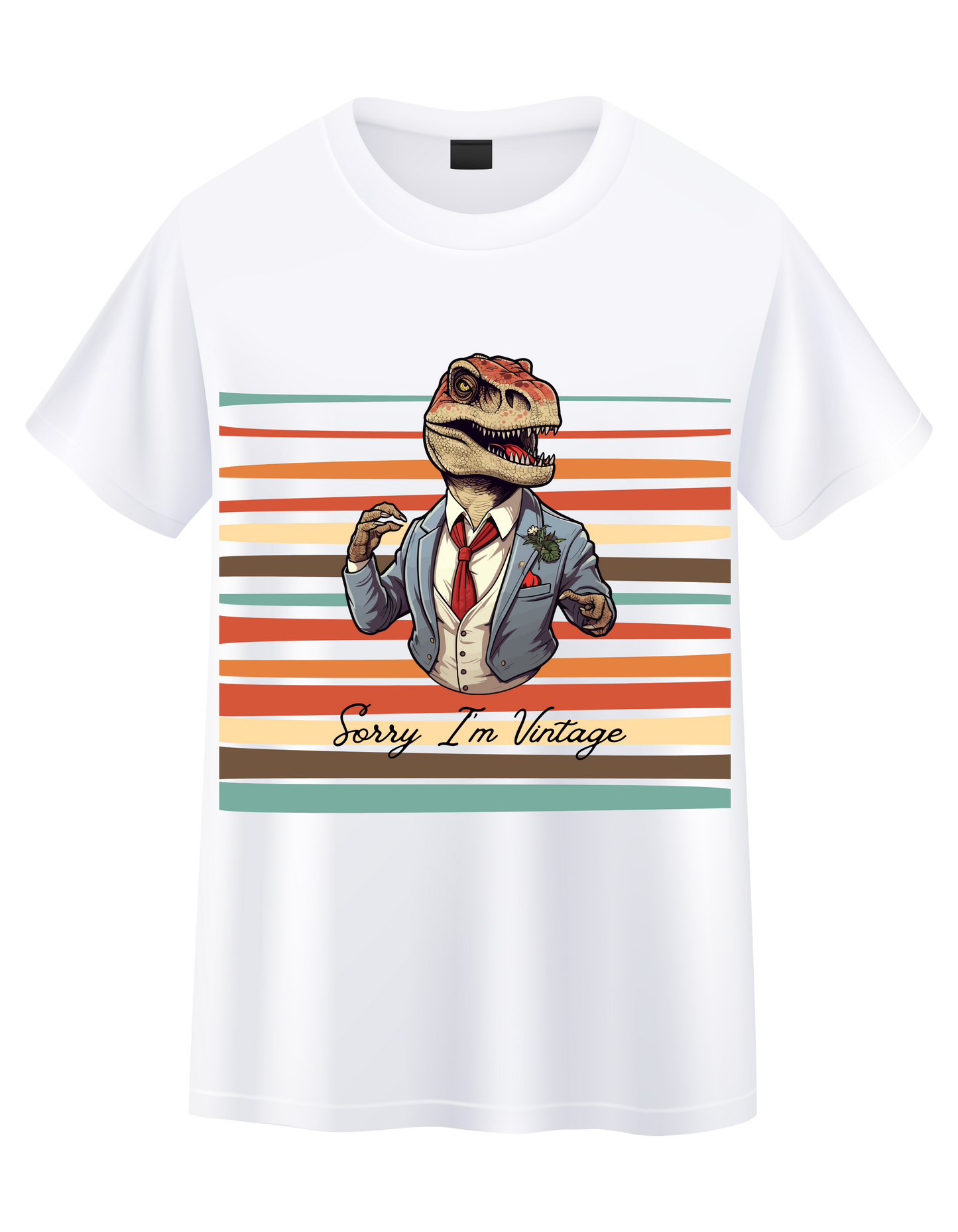 Vintage Dinosaur Short Sleeve T-Shirt