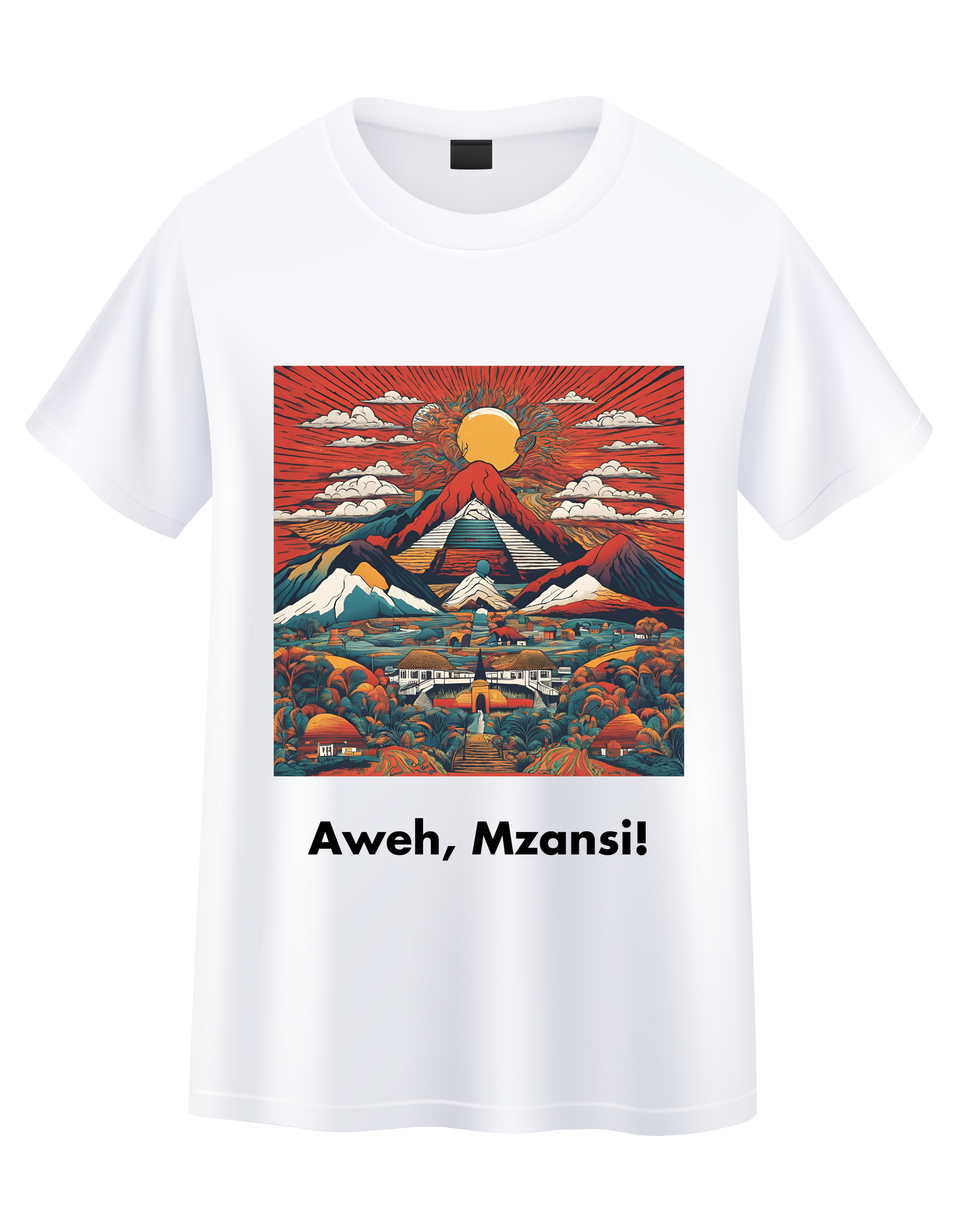 Aweh Mzansi Short Sleeve T-Shirt