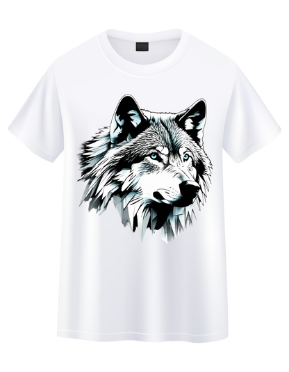 Serious Wolf Short Sleeve T-Shirt