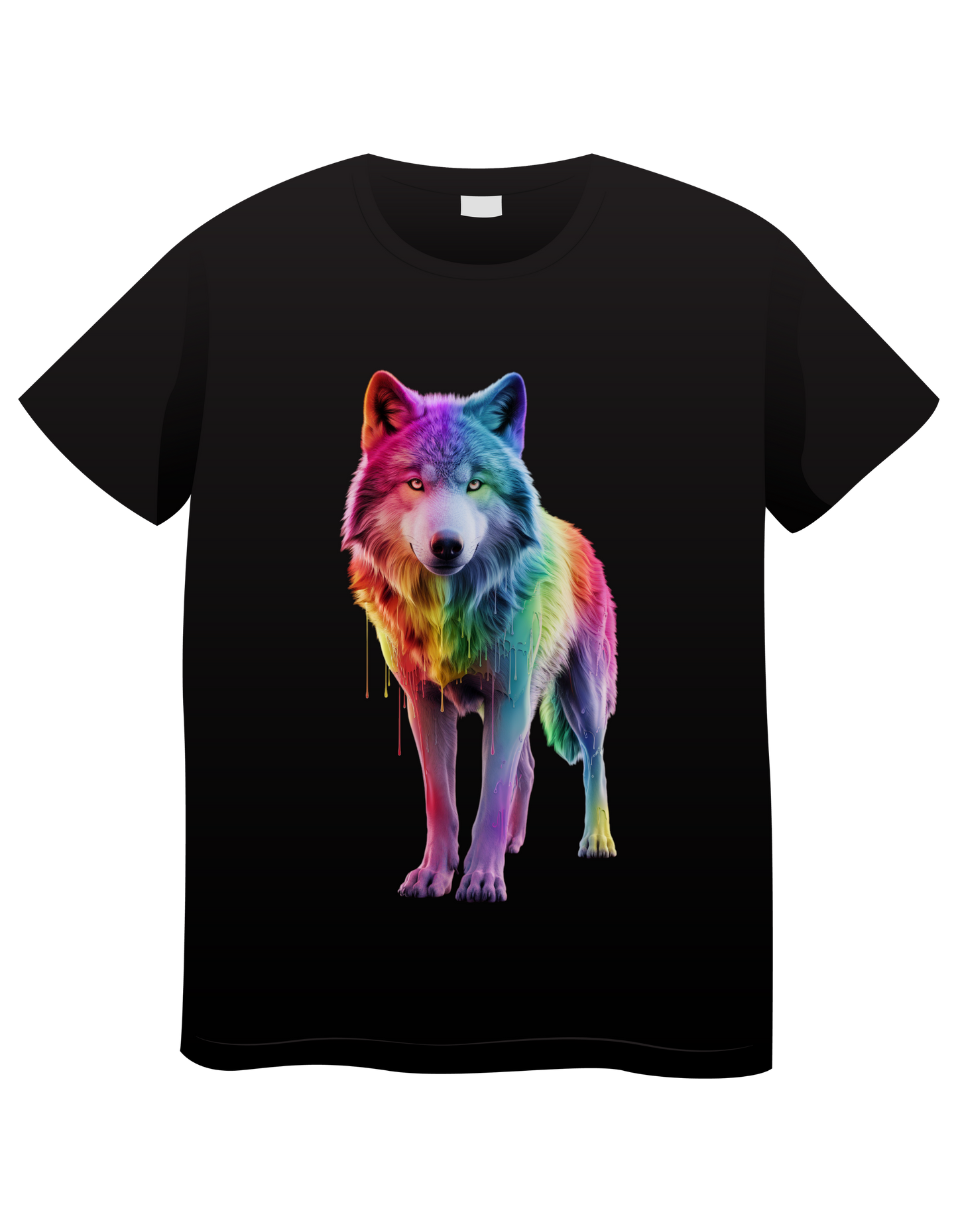 Colourful Wolf Short Sleeve