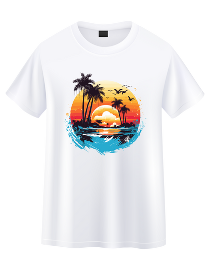 Beach Short Sleeve T-Shirt