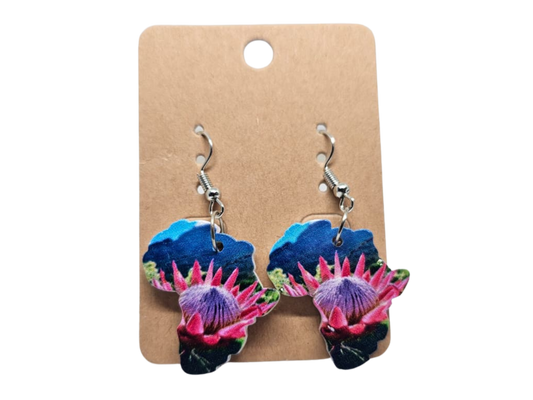 Protea Drop Earrings