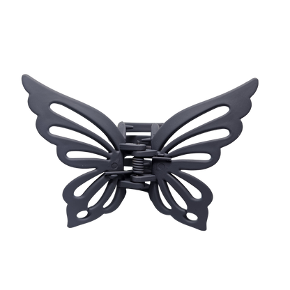 Butterfly Hair Clip - Charcoal