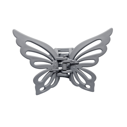 Butterfly Hair Clip - Gray