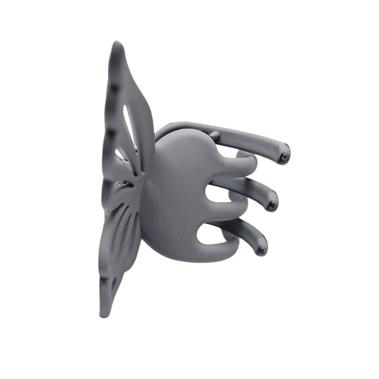 Butterfly Hair Clip - Gray