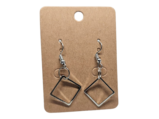 Square Drop Earrings