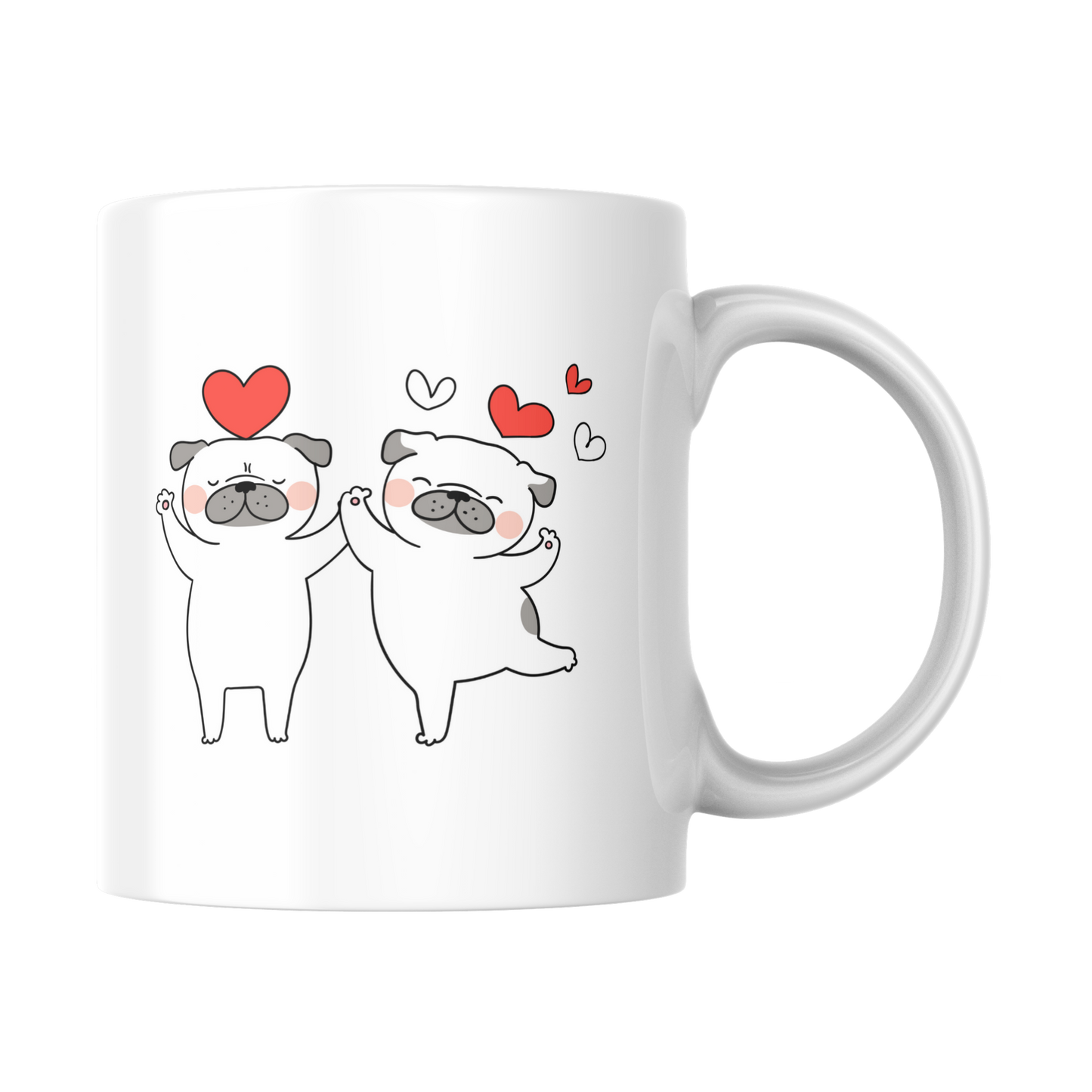 Heart Dogs Mug