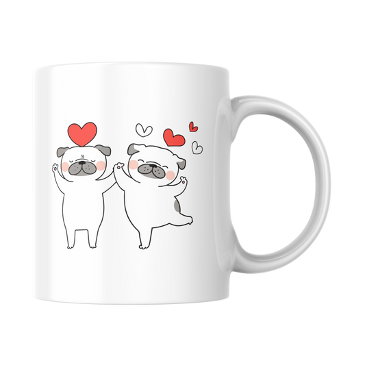 Heart Dogs Mug