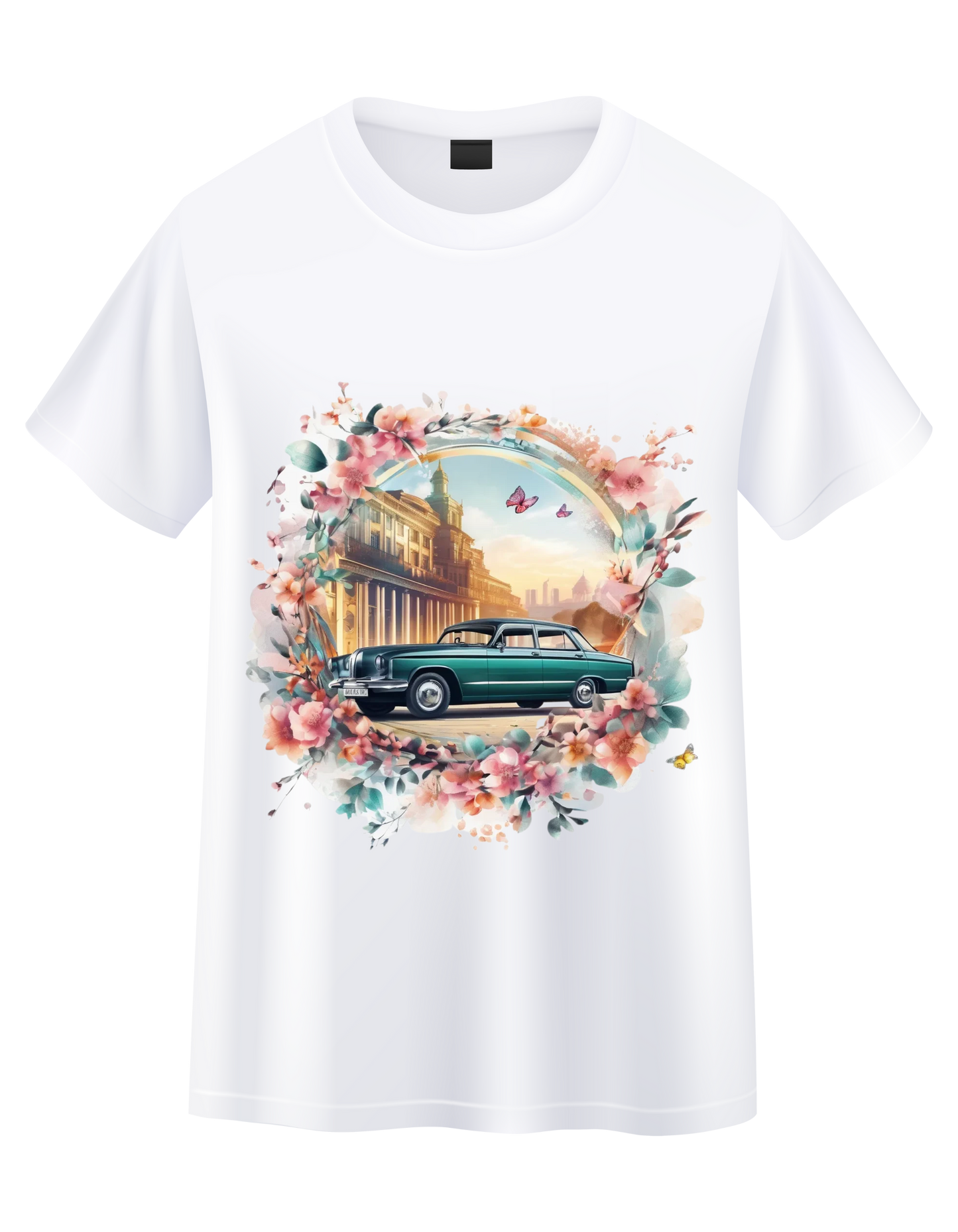 Flower Car Short Sleeve
