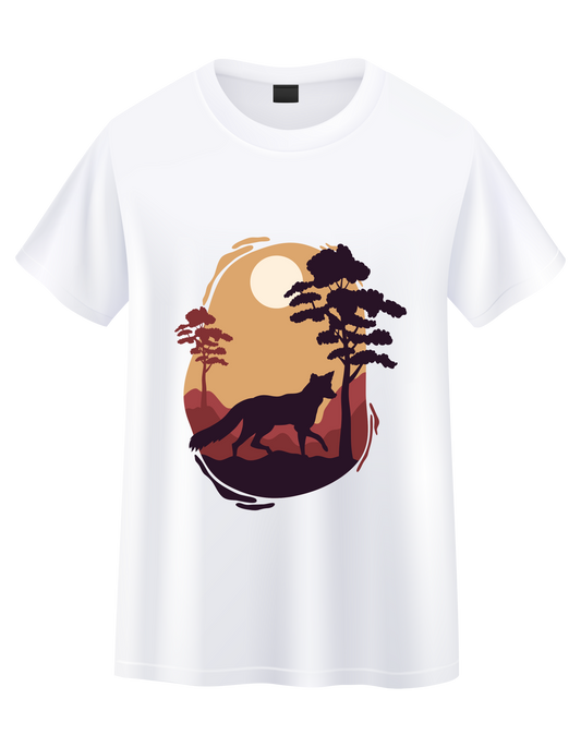 Dawn Wolf Short Sleeve T-Shirt