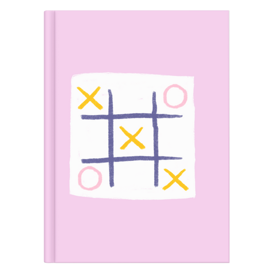 X and O Pink Notebook
