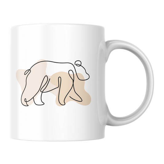 Minimalist Bear Mug
