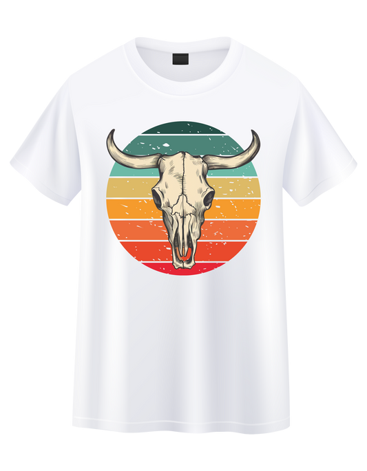 Colour Skull Short Sleeve T-Shirt
